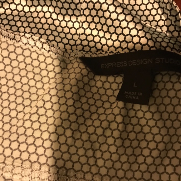 Express Mint Green and Black Brand Silk with Design Tank Top/Cami Size: 12 (L) - Picture 12 of 12